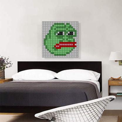 Pepe Funny Emoticon Jewel Pixel