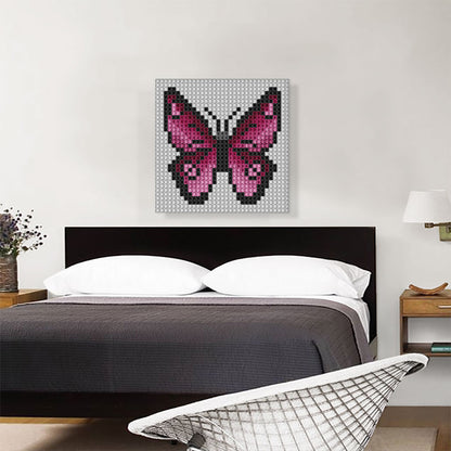 Pink Butterfly Wings Jewel Pixel