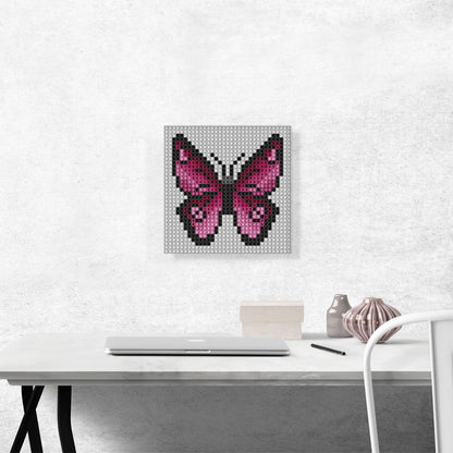 Pink Butterfly Wings Jewel Pixel