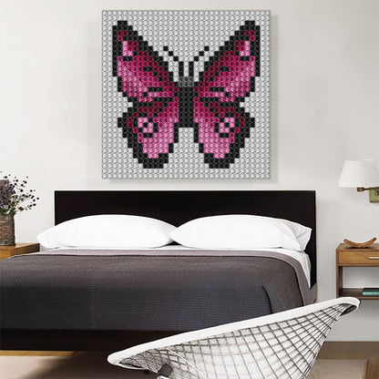 Pink Butterfly Wings Jewel Pixel