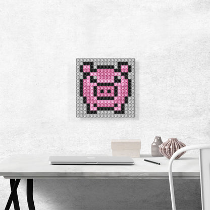 Pink Pig Butcher Meat Jewel Pixel