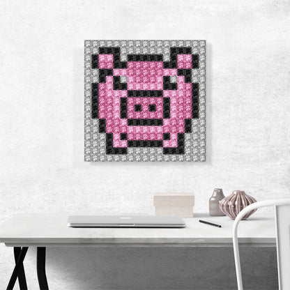 Pink Pig Butcher Meat Jewel Pixel