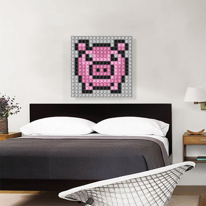 Pink Pig Butcher Meat Jewel Pixel