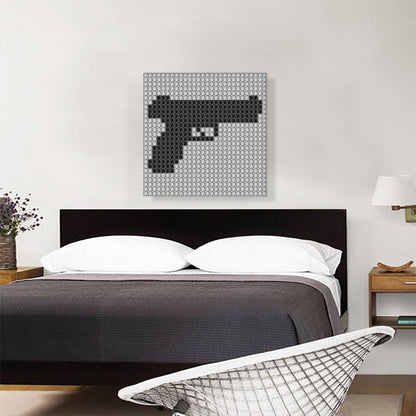 Pistol Handgun Emoticon Gun Jewel Pixel