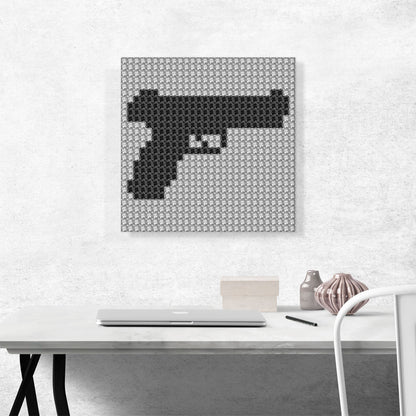 Pistol Handgun Emoticon Gun Jewel Pixel