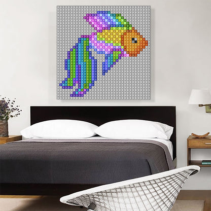 Rainbow Goldfish Aquarium Fish Jewel Pixel