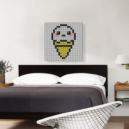 Vanilla Ice Cream Cone Shop Jewel Pixel