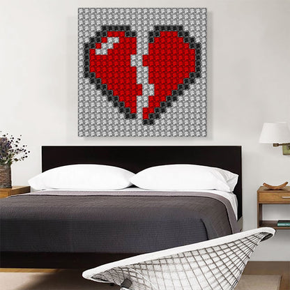 Broken Heart Emoticon Love Lovers Jewel Pixel