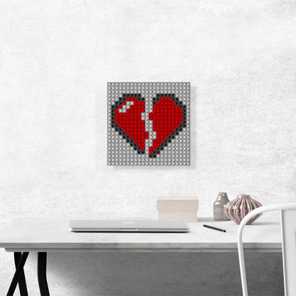 Broken Heart Emoticon Love Lovers Jewel Pixel