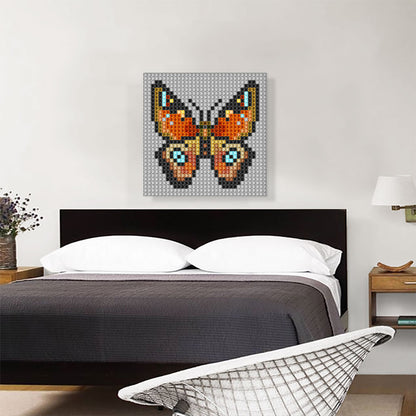 Brown Butterfly Wings Jewel Pixel