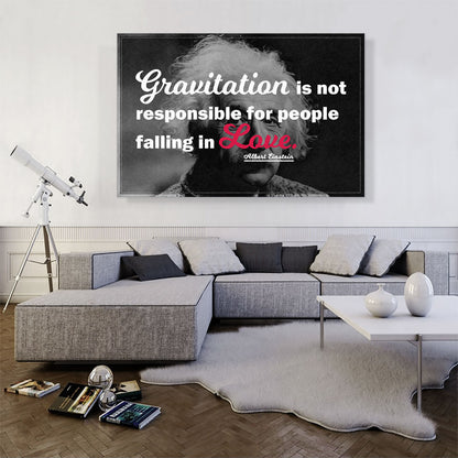 Gravitation Is Not Responsible for Love