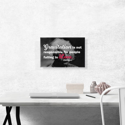 Gravitation Is Not Responsible for Love