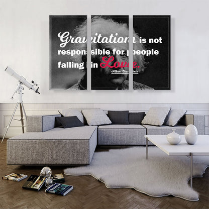 Gravitation Is Not Responsible for Love