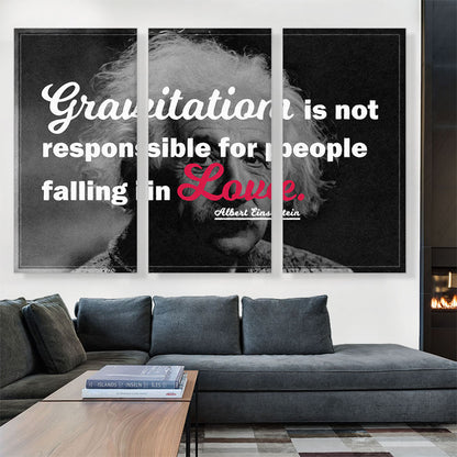Gravitation Is Not Responsible for Love