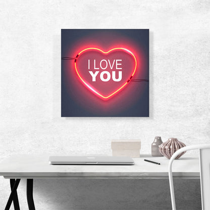 I Love You Neon Heart