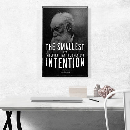 Smallest Deed Better Than Intention