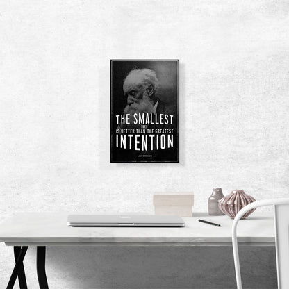 Smallest Deed Better Than Intention
