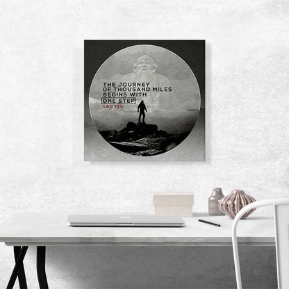 The Journey Begins With One Step Lao Tzu Motivational