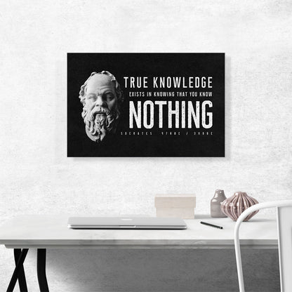 True Knowledge Exists in Knowing Socrates