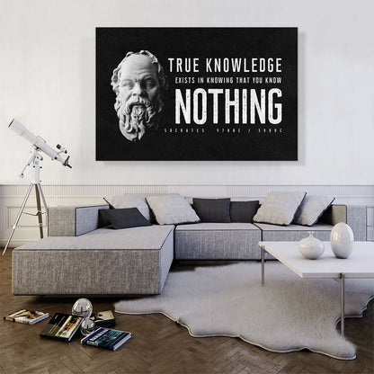 True Knowledge Exists in Knowing Socrates