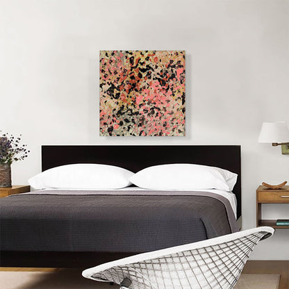 Pink Tan Black Olive Modern Square