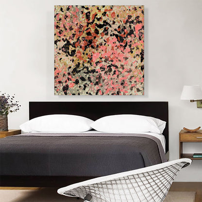 Pink Tan Black Olive Modern Square