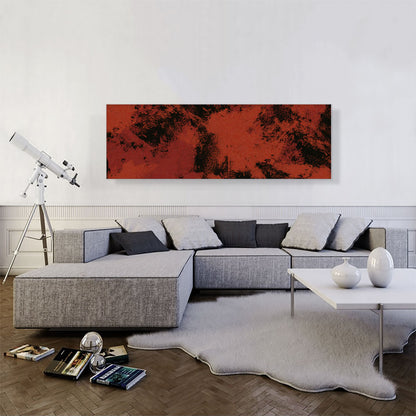 Red Black Modern Panoramic
