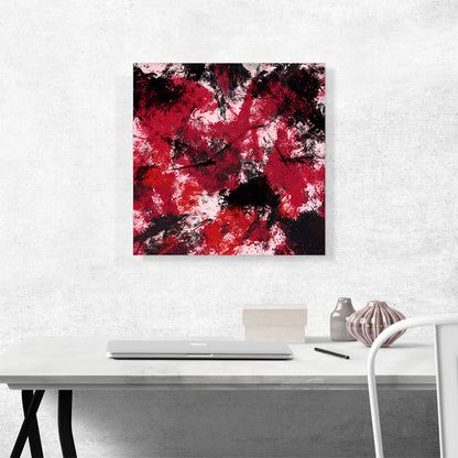 Red Black White Modern