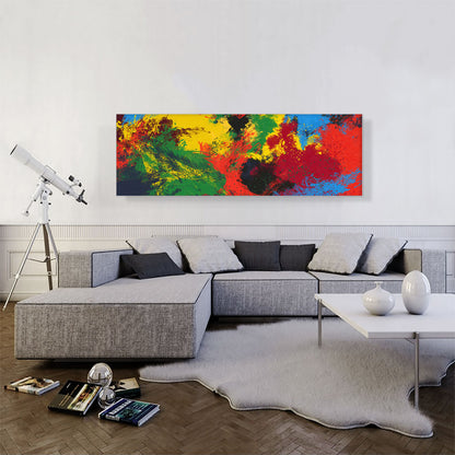 Red Yellow Blue Green Modern Panoramic