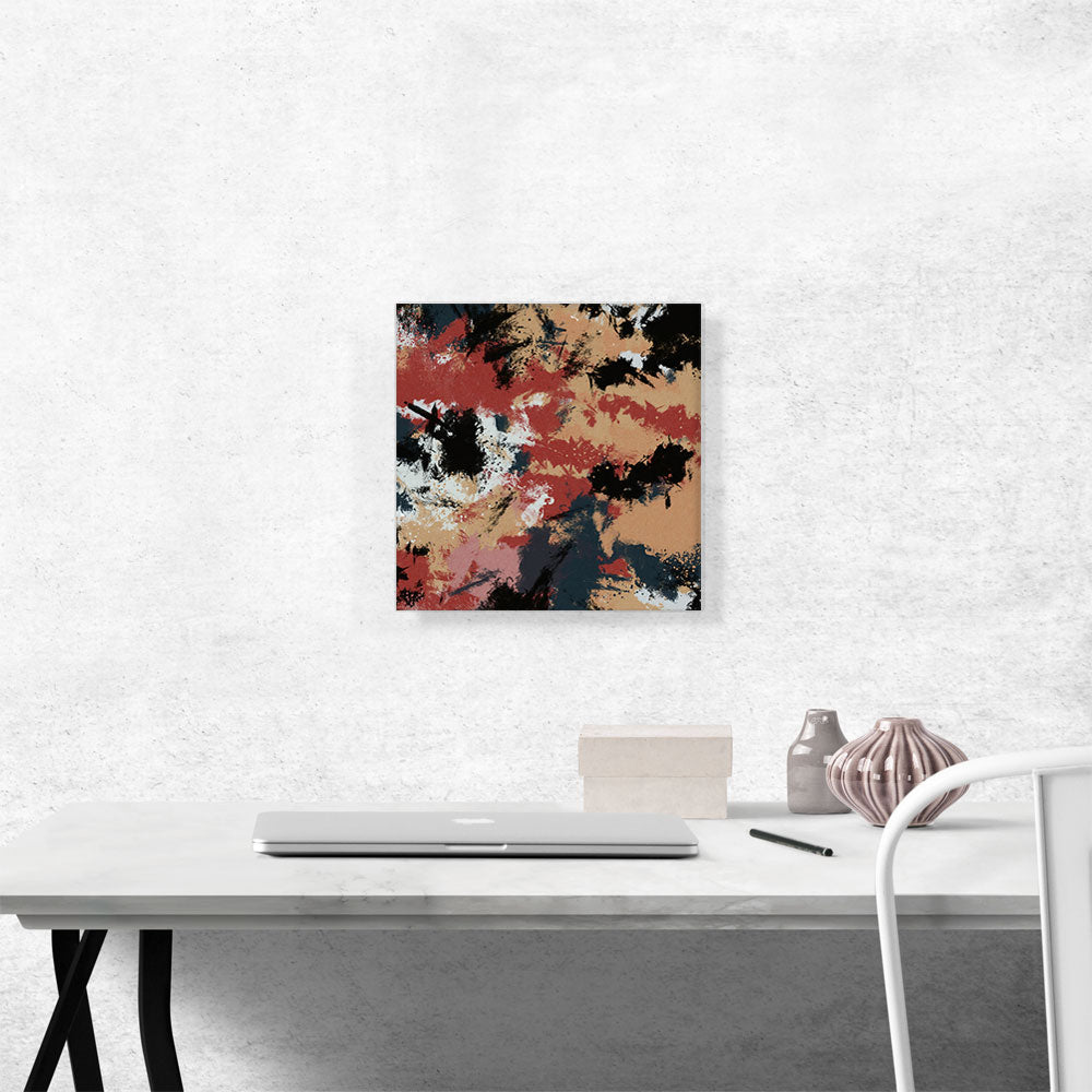 Tan Gray Burgundy Peach Modern
