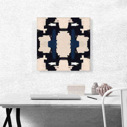 Tan Navy Blue Black Modern