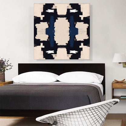 Tan Navy Blue Black Modern