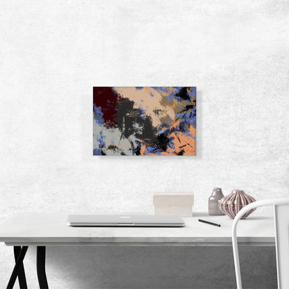 Tan Peach Purple Gray Modern