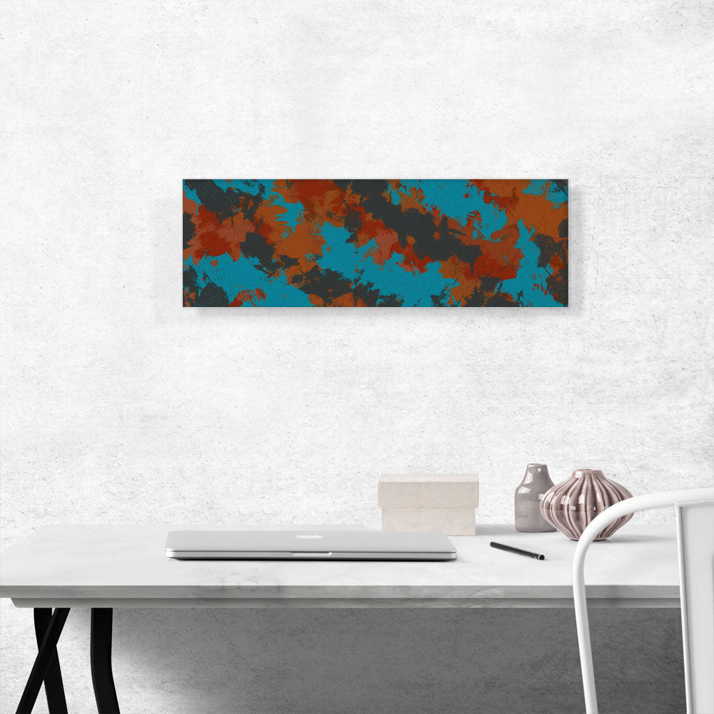 Teal Orange Gray Modern