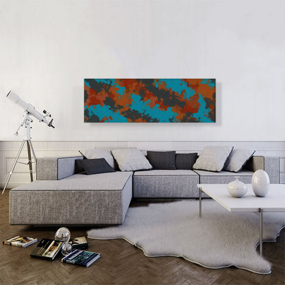 Teal Orange Gray Modern