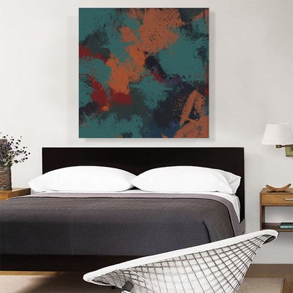 Teal Orange Maroon Modern