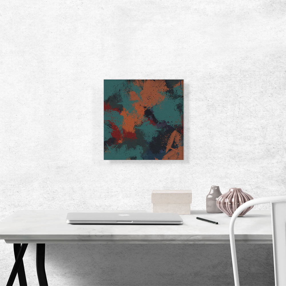 Teal Orange Maroon Modern