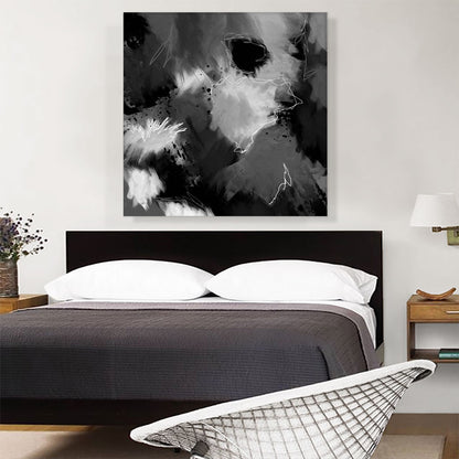Black Gray White Lines Modern