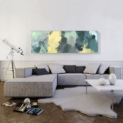 Yellow light Teal Gray Modern