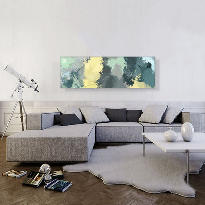 Yellow light Teal Gray Modern