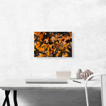 Yellow Orange Black Modern Rectangle