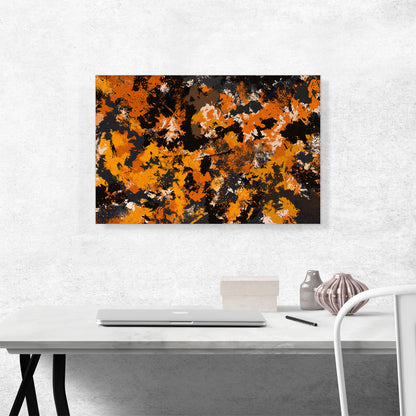 Yellow Orange Black Modern Rectangle