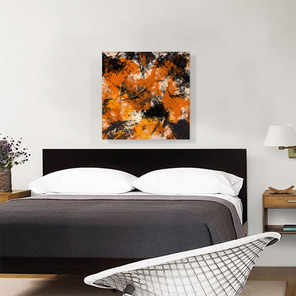 Yellow Orange Black Modern Square