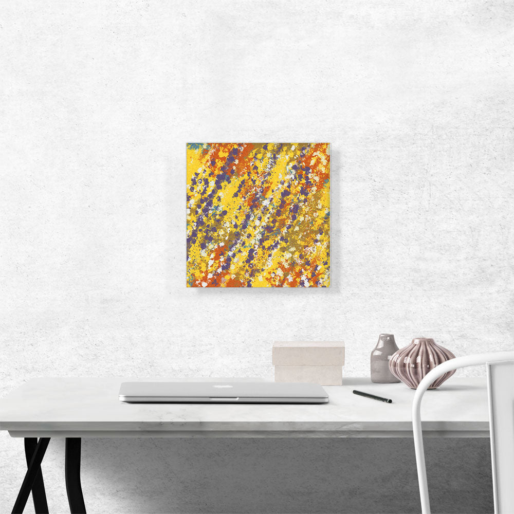 Yellow Purple White Orange Modern