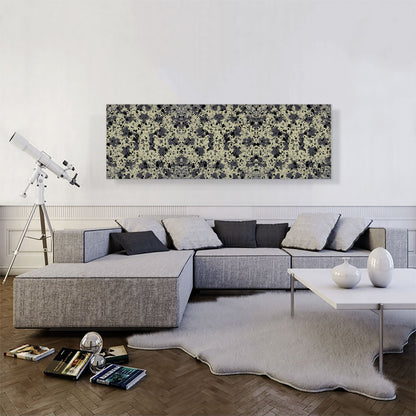 Black Olive Grunge Splatter Modern