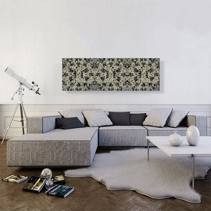 Black Olive Grunge Splatter Modern