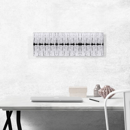 Black Spine on White Panoramic