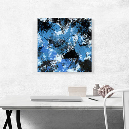 Baby Blue Black White Modern