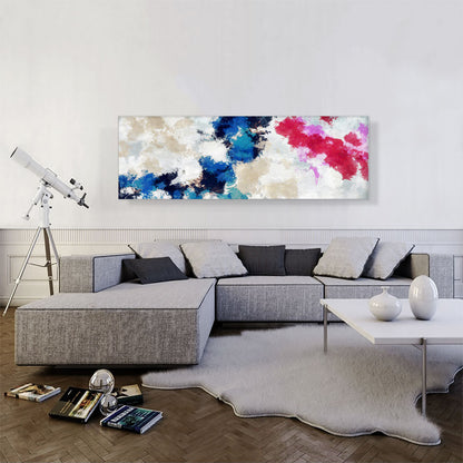 Blue Cherry Tan White Modern