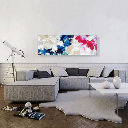 Blue Cherry Tan White Modern